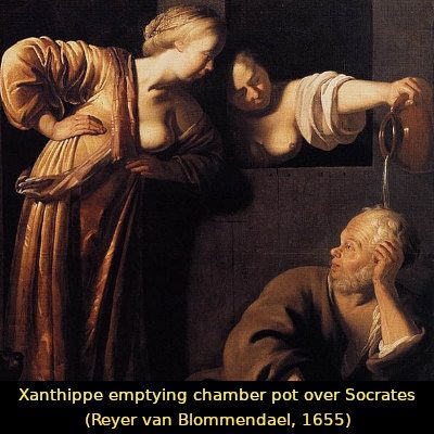 Sokrates-Xanthippe-en